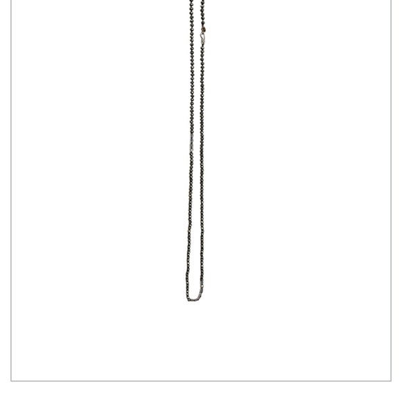 CHAN LUU Elegant SLATE and Gold Chain Necklace - Picture 2 of 11